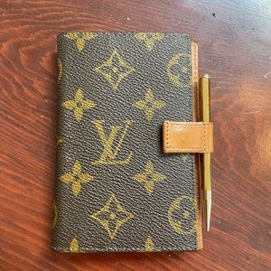 VTG Louis Vuitton Address Book with Pencil